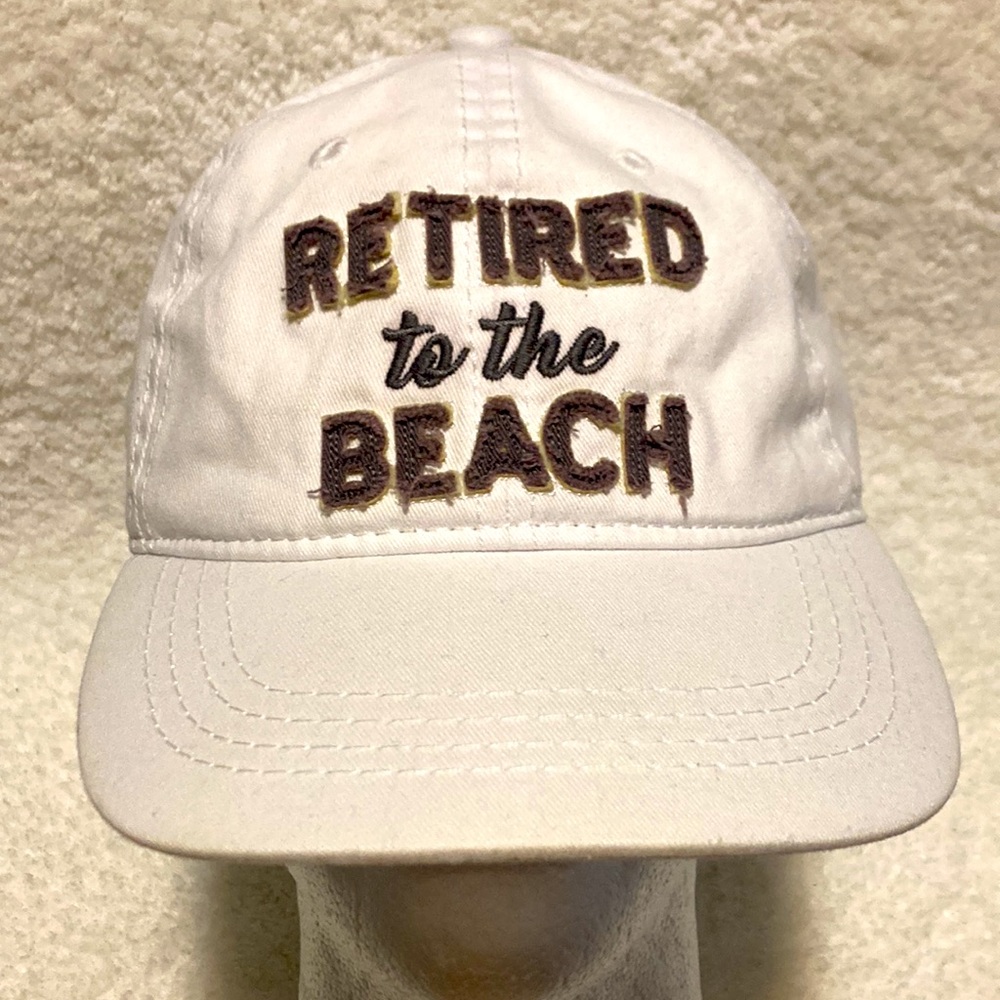 Retired to the Beach Adjustable Cap
